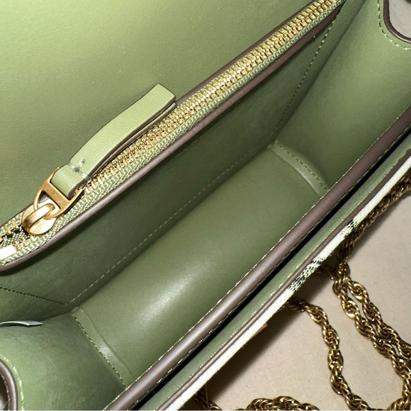 NWT Tory Burch Eleanor Small Bag Winter Sage - Picture 8 of 9